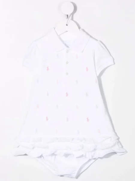 Sukienka dziecięca Polo Ralph Lauren biała