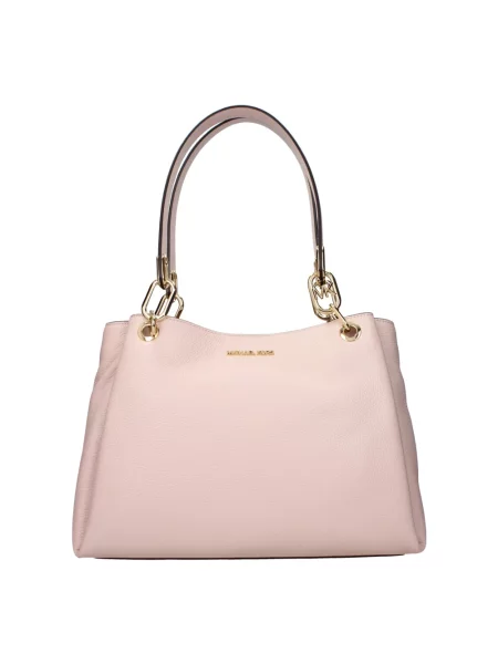 Torebka skórzana Michael Kors skórzana różowa