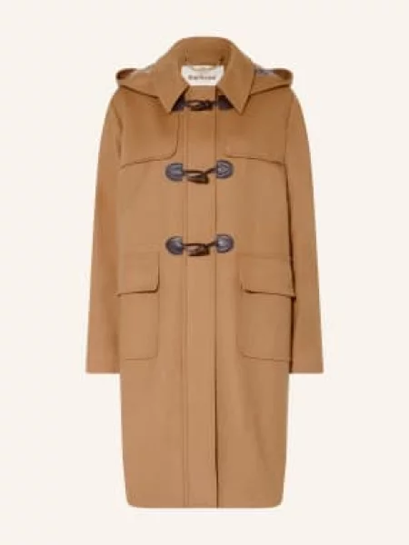 Barbour Płaszcz Typu Dufflecoat Melody Z Odpinanym Kapturem beige czarny