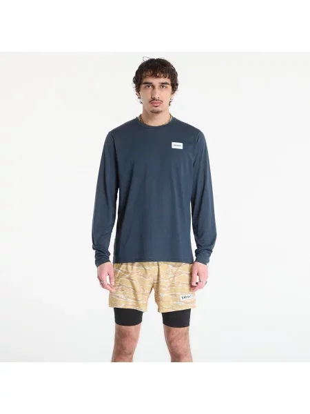 Dolgo majica z dolgimi rokavi Saysky z dolgimi rokavi siva