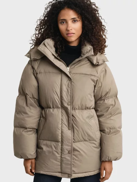 Пуховик Gant бежевий