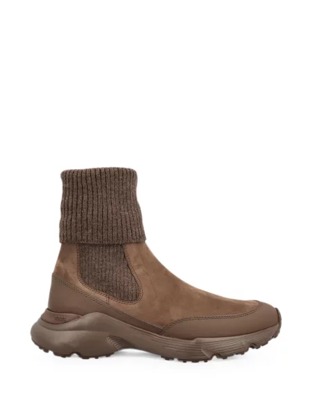 Botine Tod's din piele de căprioară maro