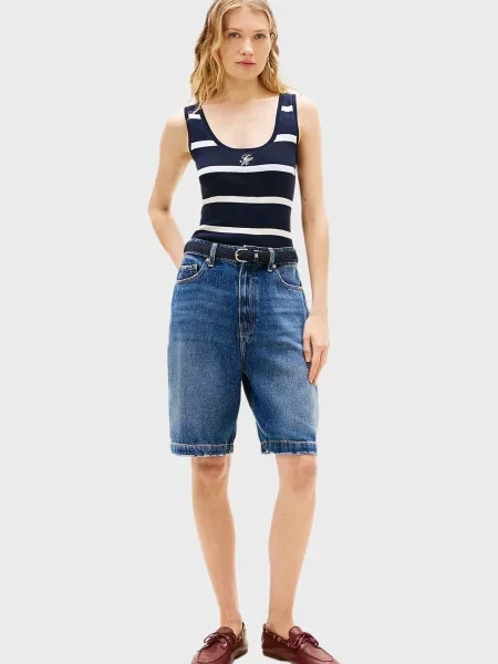Майка майка Tommy Hilfiger в полоску синяя