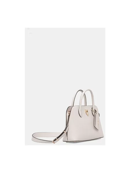 Guess torebka crossbody z imitacji skóry PATSIE biała