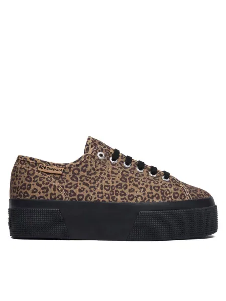 Tenisówki Superga brązowe