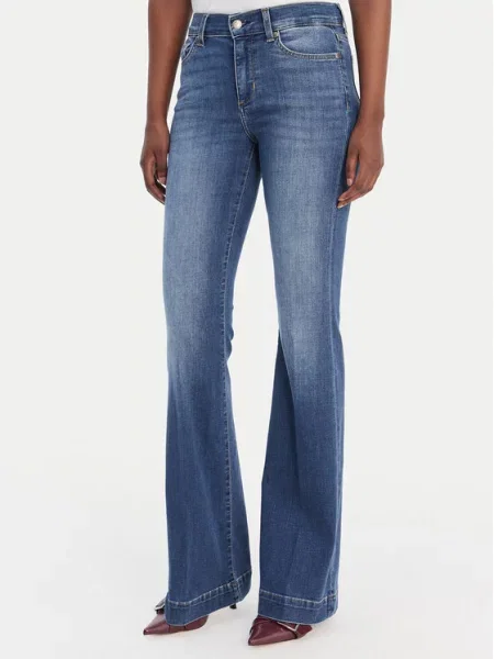 Liu Jo Jeansy Flare Fit niebieski