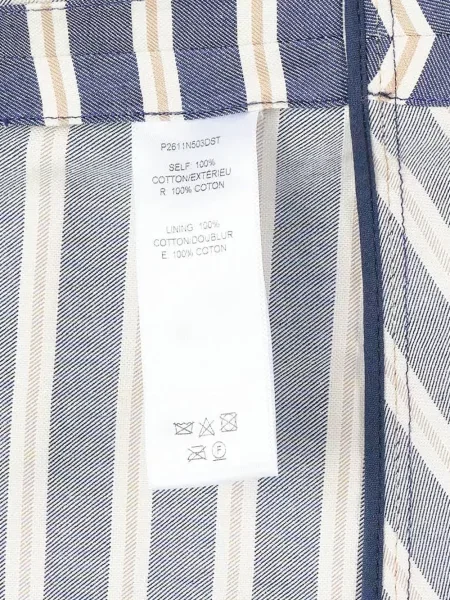 Rochie midi Carolina Herrera cu dungi albastru