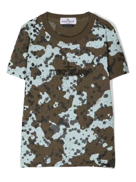 Koszulka dziecięca Stone Island zielona