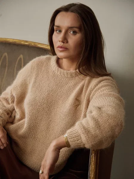 Джемпер GNIZDO шерсть/нейлон бежевий