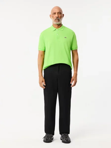 Брюки карго Lacoste черные