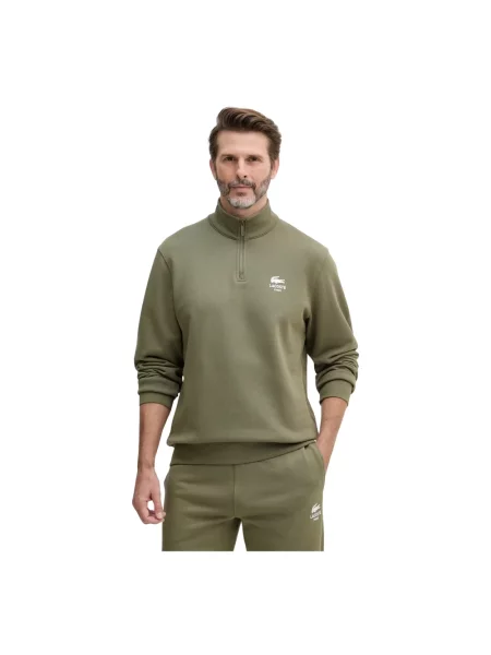 Bluza rozpinana Lacoste zielona