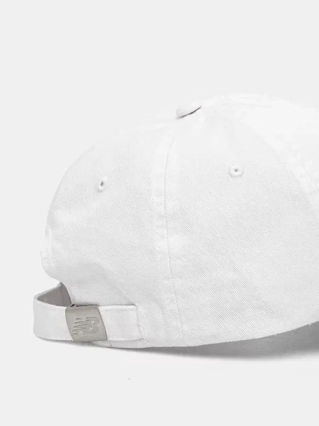 Női New Balance 6 Panel Class baseball sapka fehér. Méret: OS fehér