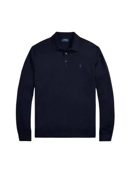 Sweter Ralph Lauren wełniany niebieski