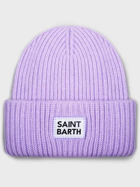 Шапка Mc2 Saint Barth фиолетовая