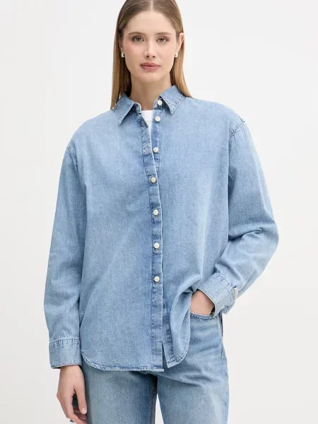 Calvin Klein Jeans koszula jeansowa niebieska