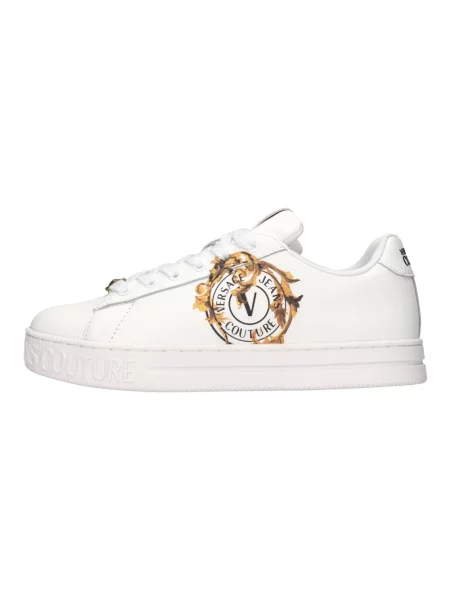 Sneakersy Versace Jeans Couture skórzane białe