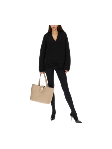 Sweter Tom Ford wełniany czarny