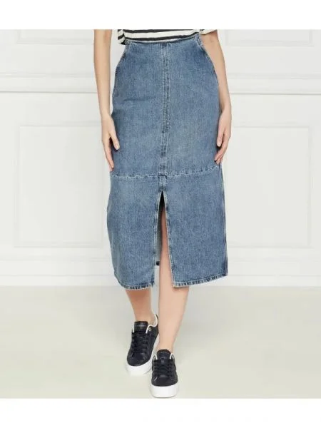 Tommy Hilfiger De blugi fustă albastru