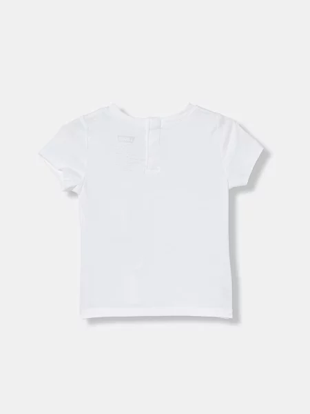 Levi's Kojenecké tričko BATWING CHEST HIT TEE bílé