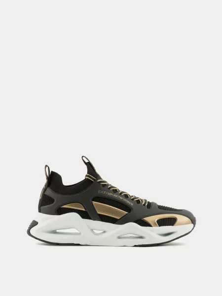 Кросівки Поліестер/поліуретан чорний