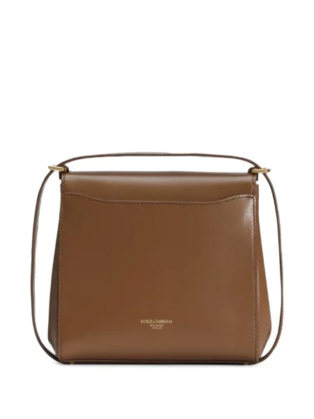 Geanta de piele Dolce & Gabbana din piele maro