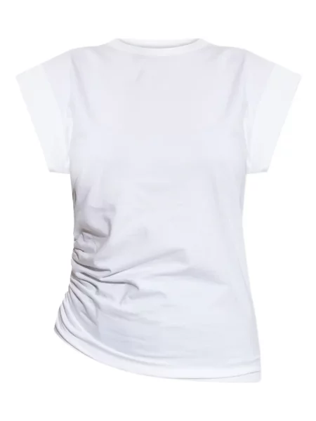 Tricou Officine Générale scurt alb