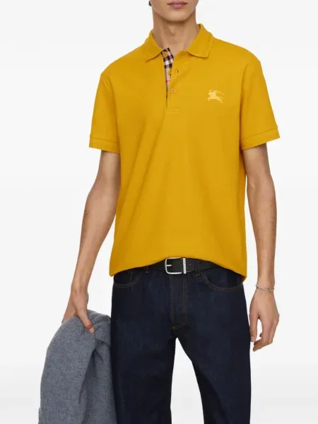 Polo majica Burberry žuta