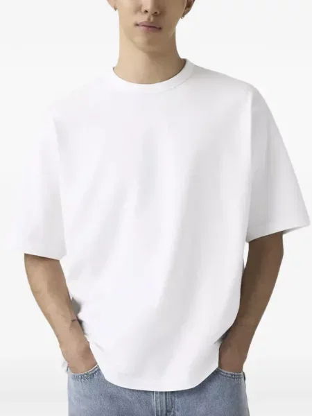 Scurt tricou Levi's® cu decolteu rotund alb