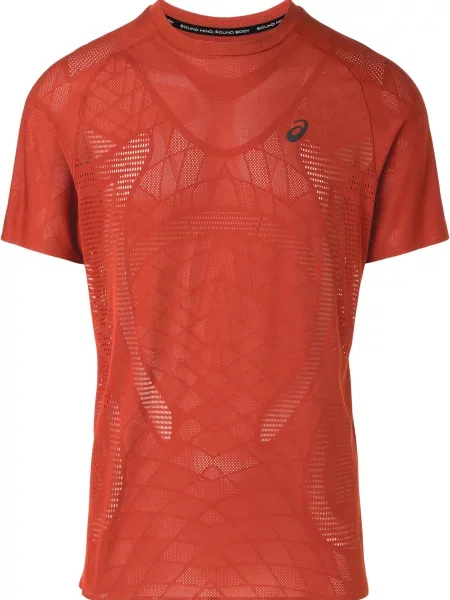 ASICS Tricou funcțional METARUN portocaliu homar negru