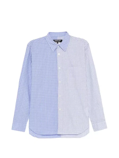 Cămașă Comme Des Garçons Homme Deux în carouri albastru