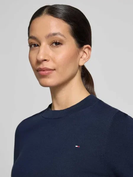 Tommy Hilfiger Sweter Granatowy