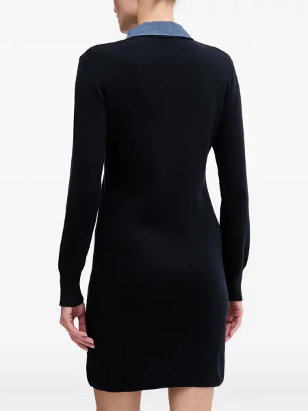 Rochie din denim Morgan albastru