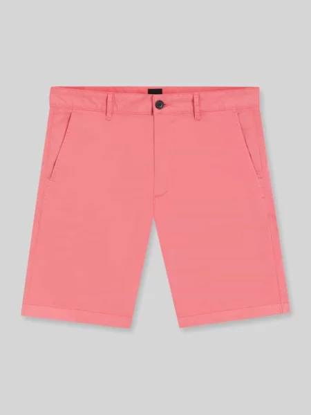 Szorty chinosy o kroju slim fit z mieszanka bawełny model CHINO-SLIM-SHORTS' Boss Orange