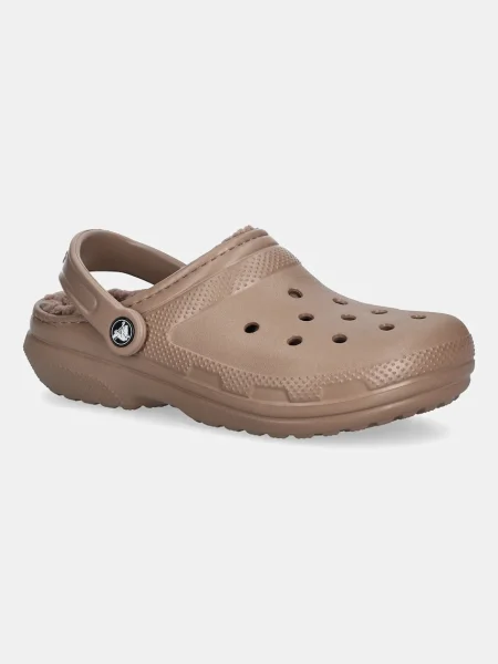 Классические тапочки Crocs коричневые