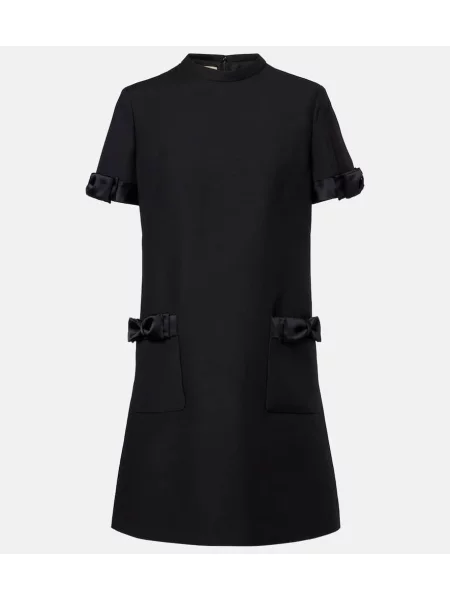 Rochie Valentino cu funde din crep bej
