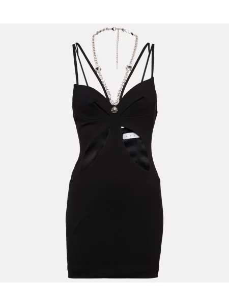 Rochie Area de cristal negru