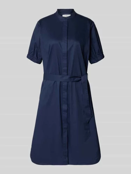 Sukienka o kroju regular fit ze stójką Fynch-hatton granatowa