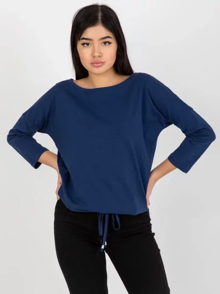 Bluză Fashionhunters albastru