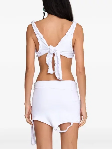 Fustă Amir Slama alb