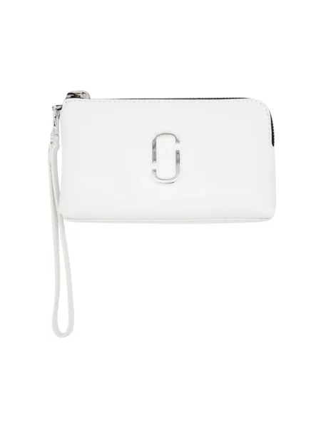 Portfel Marc Jacobs skórzany biały