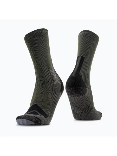 Мъжки чорапи X-Socks Hike Expert Silver Crew green/black черно