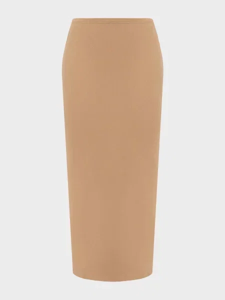 Спідниця максі PRPY бавовна/поліестер/еластан бежевий