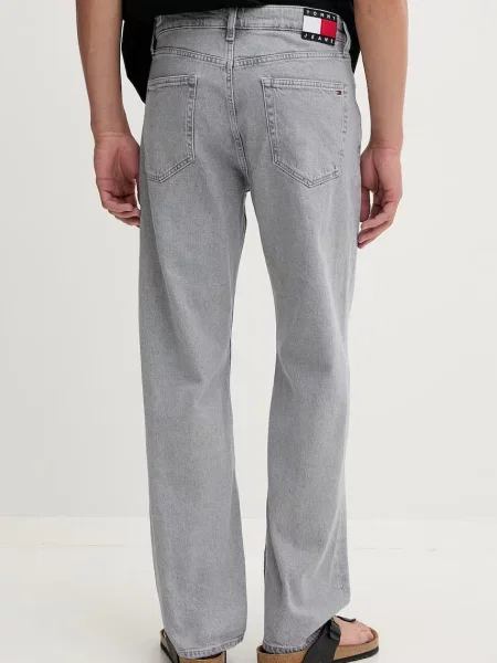 Tommy Jeans jeansy straight szare