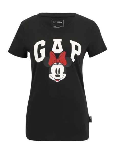 Gap Petite Tricou roșu / negru alb