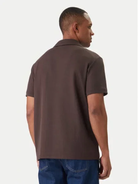 Polokošile Calvin Klein Jeans hnědý