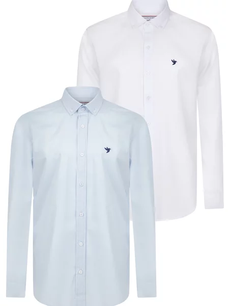 Felix Hardy Srajca svetlo rjava bela