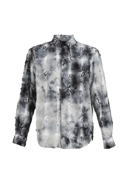 Kostkovaná košile Taakk černá