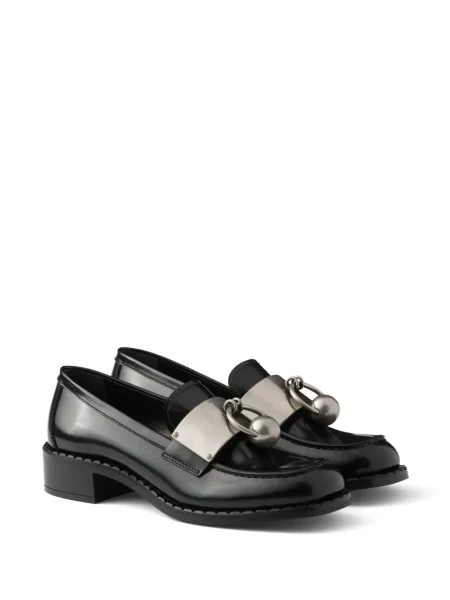 Pantofi loafer Prada din piele negru