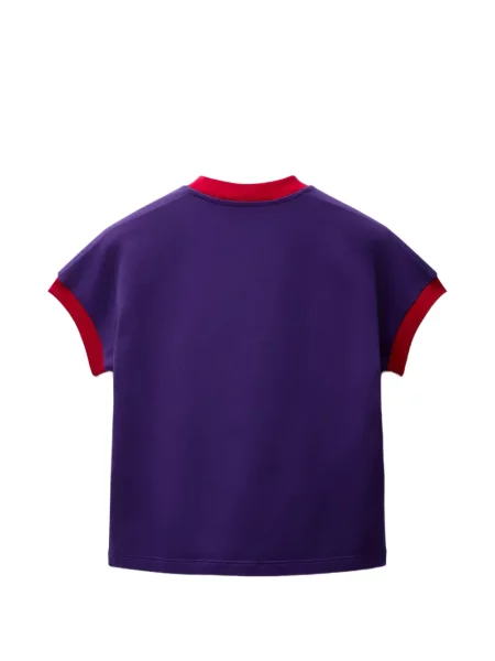 Tricou Versace din jerseu violet