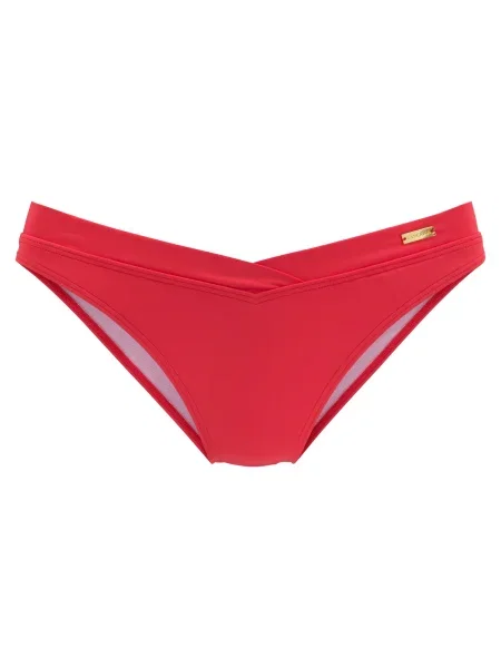 LASCANA Slip costum de baie Pride' roșu